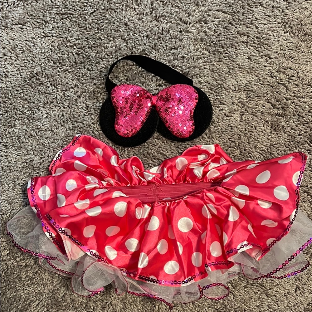 Pink Polka Dot Kids Costume Set